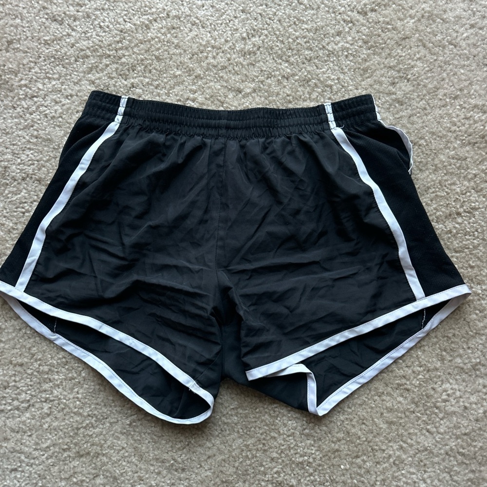 Augusta Sportswear Black Shorts with White Accents